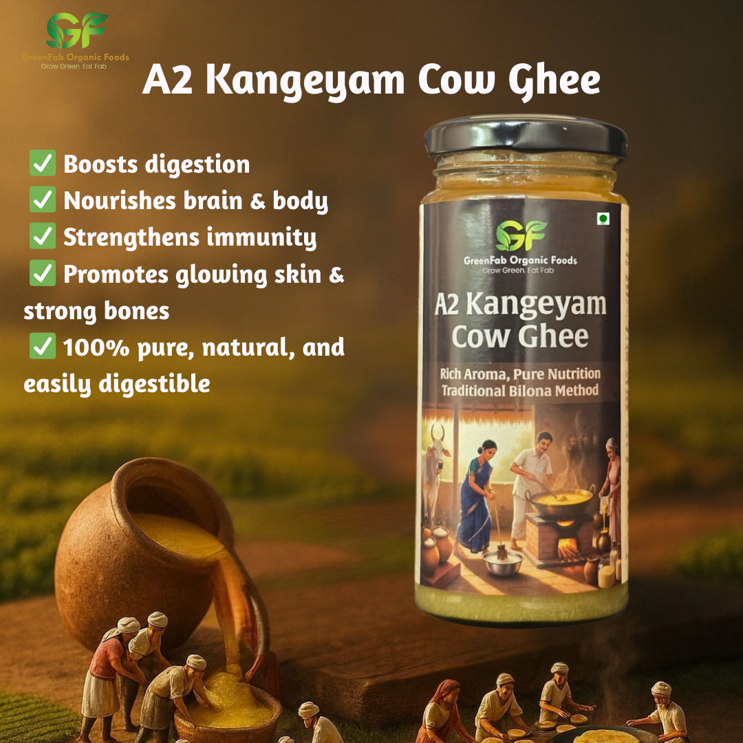 A2 Kangeyam Cow Ghee - Traditional Bilona Method Desi Ghee
