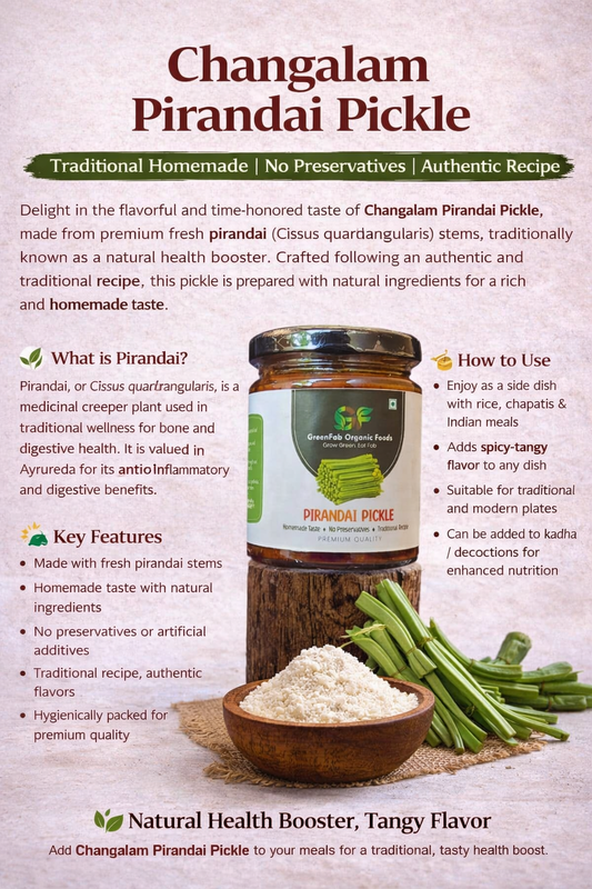Changalam Pirandai Pickle 200gm