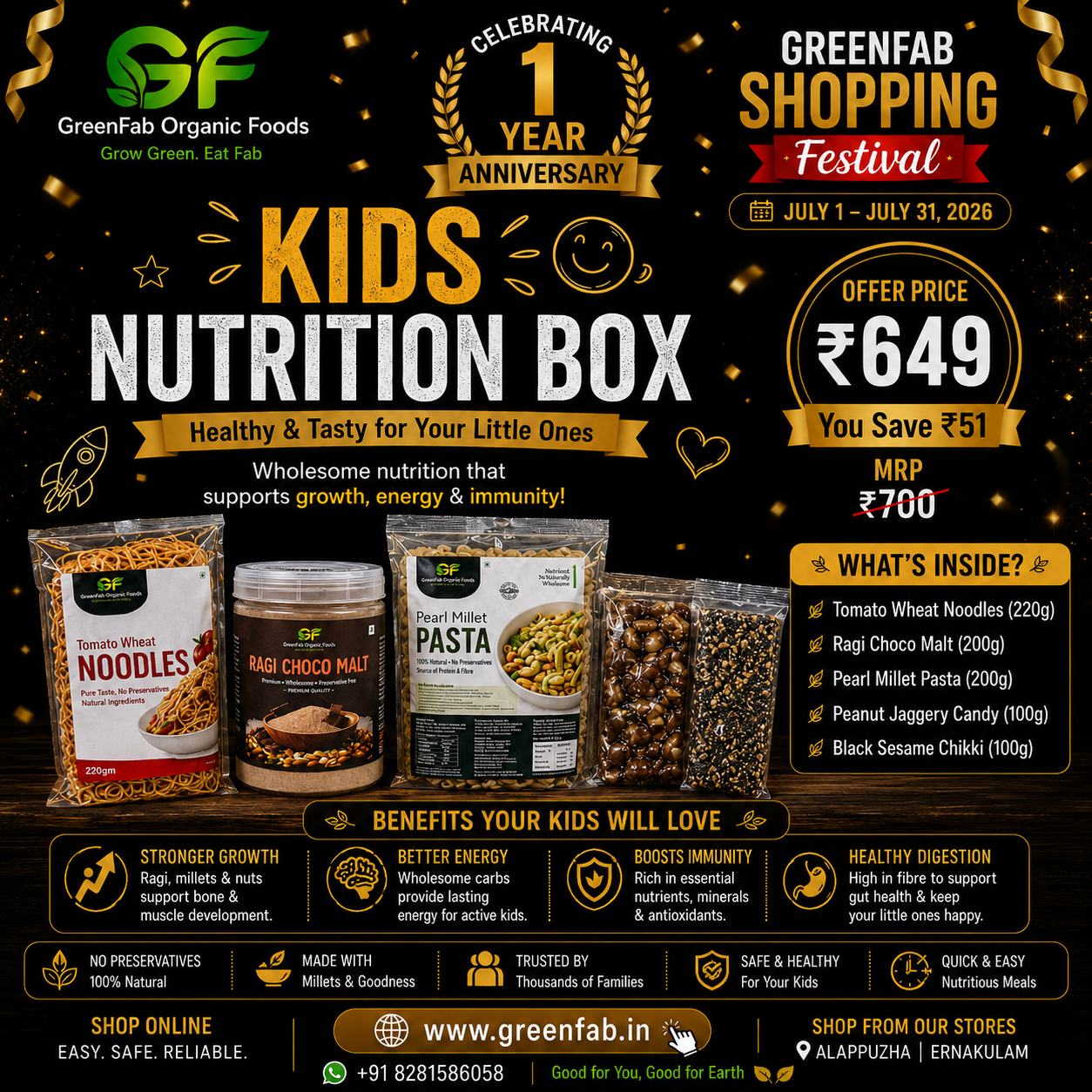 Kids Nutrition Box - Combo @649