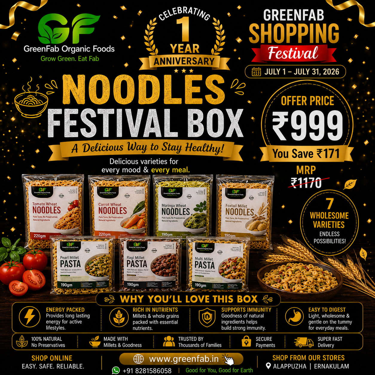 Noodles Festival Box - Combo @999