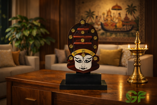 Traditional Kerala Theyyam Art Decorative Showpiece
