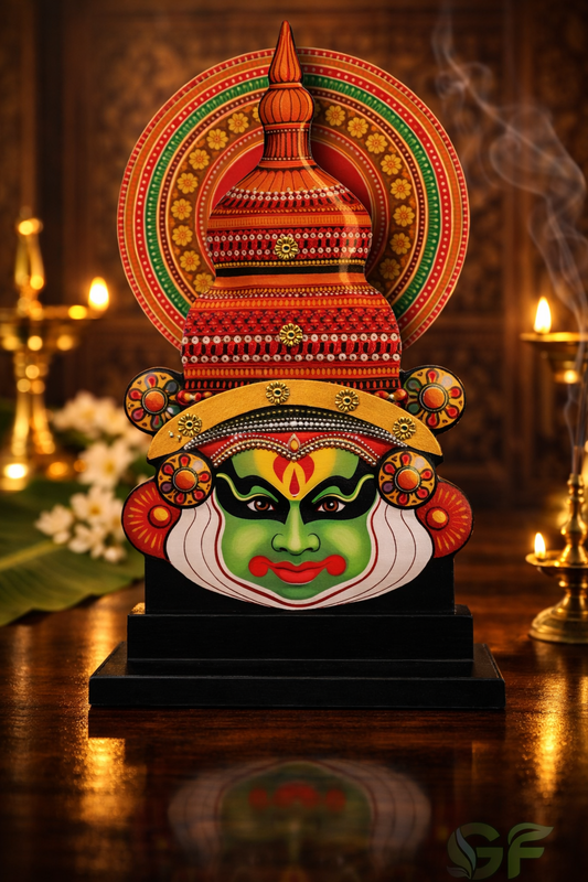 Kathakali Face Art Decorative Showpiece