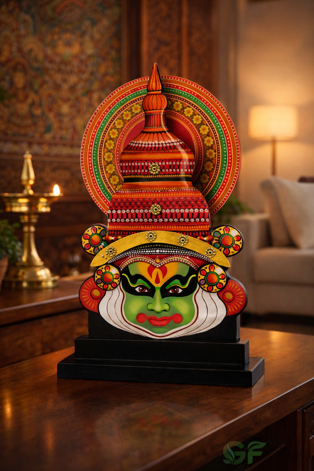 Kathakali Face Art Decorative Showpiece
