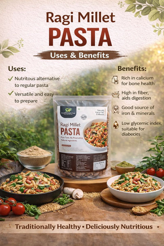 Ragi Pasta 190gm - High Calcium & Fiber Millet Pasta