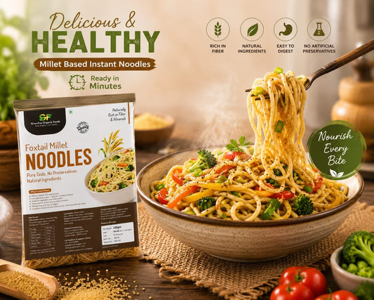 Foxtail Millet Noodles 190gm - Healthy High Fiber Noodles
