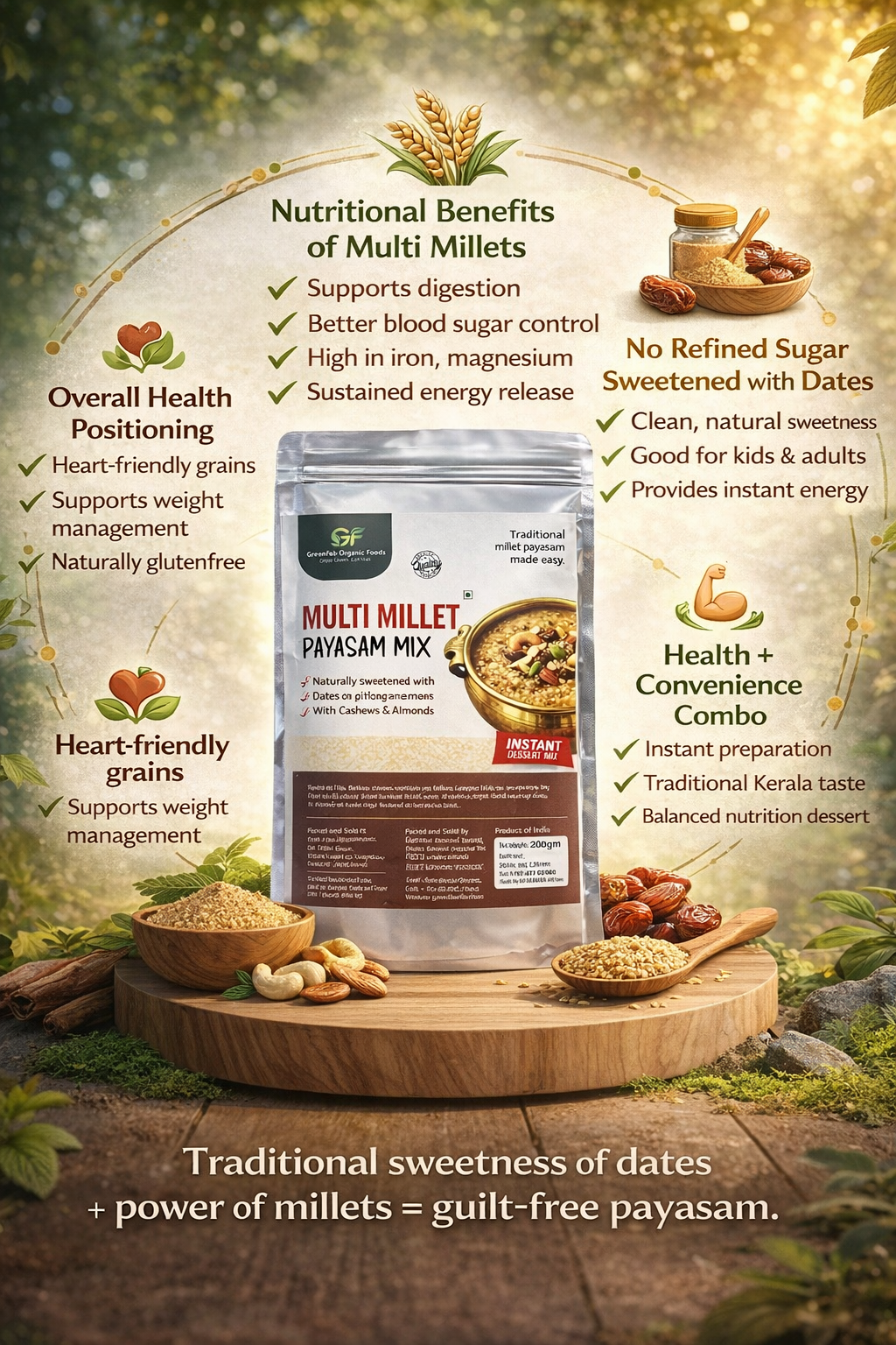 Multi Millet Payasam Mix – Healthy Instant Dessert by GreenFab