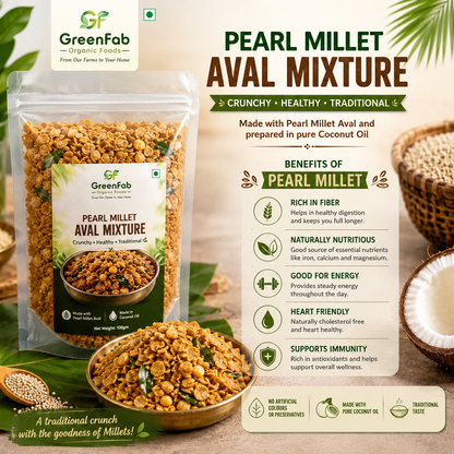 GreenFab Pearl Millet Aval Mixture