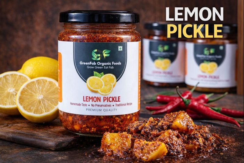 Lemon Pickle 200gm - Traditional Homemade No Vinegar Pickle