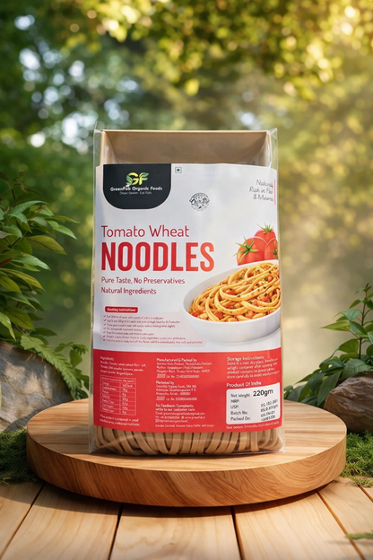 Tomato Wheat Noodles 220gm - Healthy Vegetable Noodles