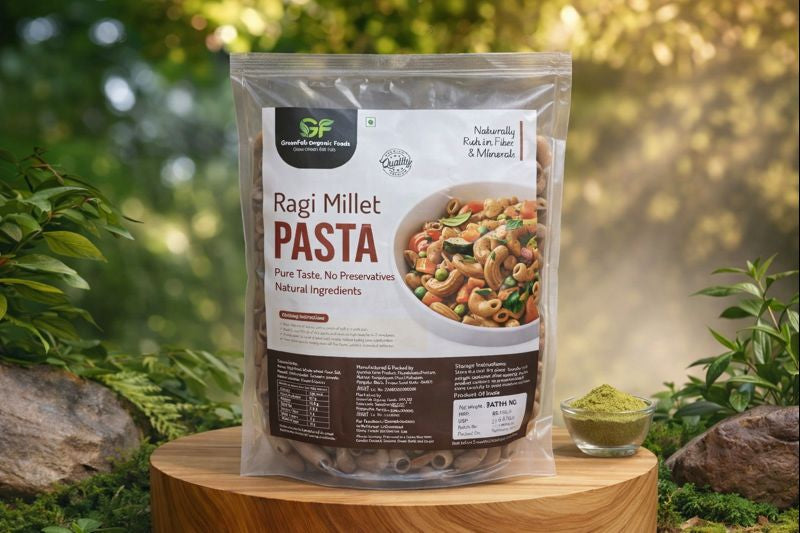 Ragi Pasta 190gm - High Calcium & Fiber Millet Pasta