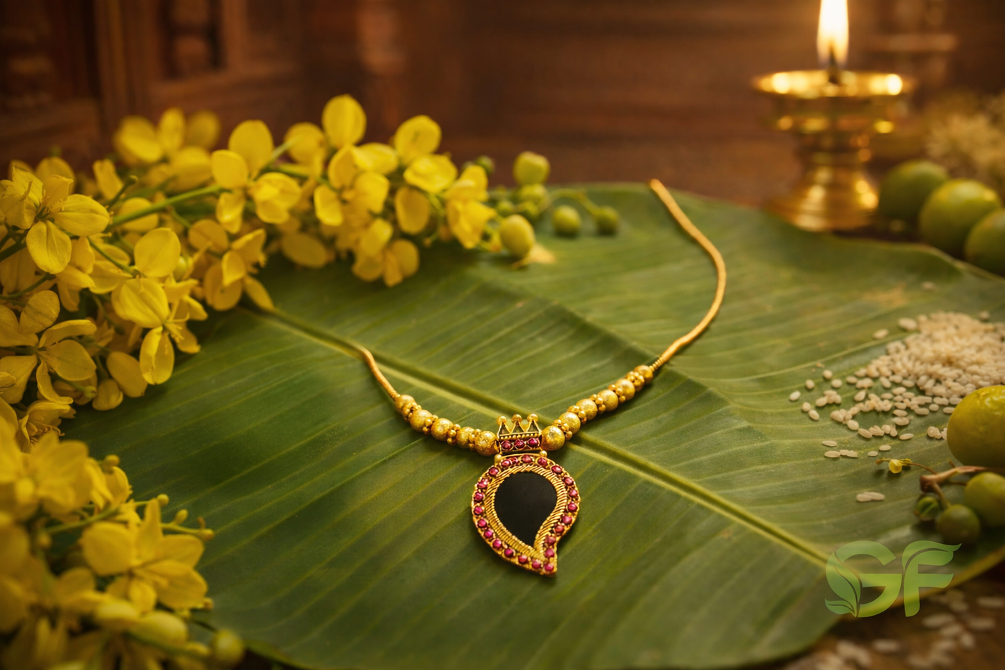 Traditional Manga Mala Pendant Necklace