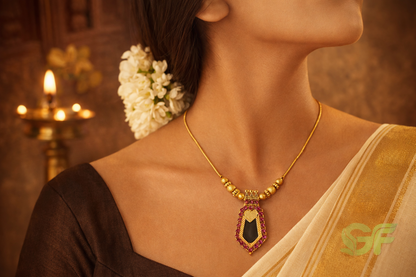 Traditional Nagapadam Pendant Necklace
