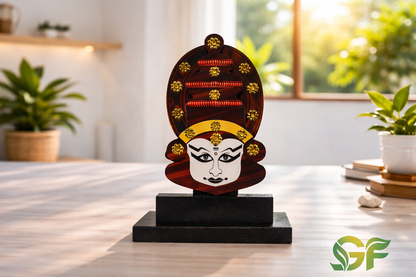 Traditional Kerala Theyyam Art Decorative Showpiece