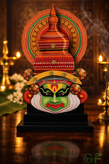 Kathakali Face Art Decorative Showpiece