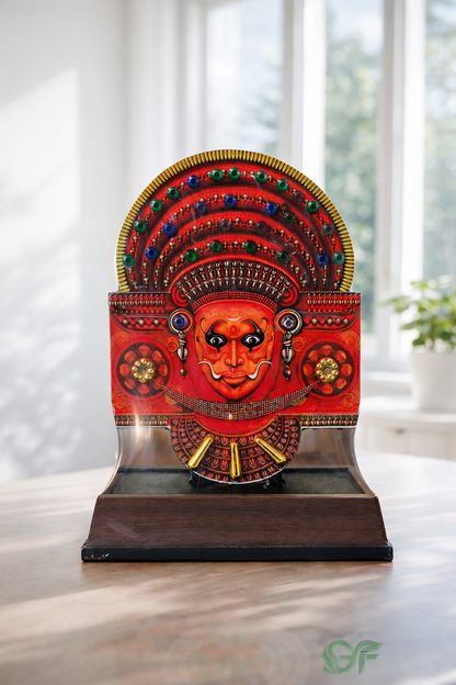 Traditional Theyyam Face Decorative Showpiece