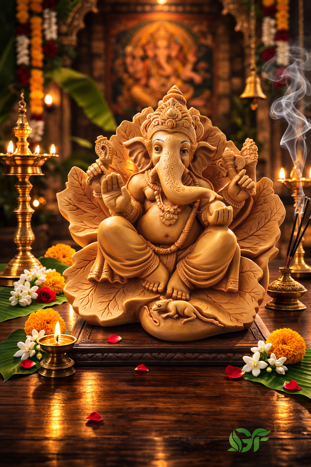 Lord Ganesha Decorative Idol
