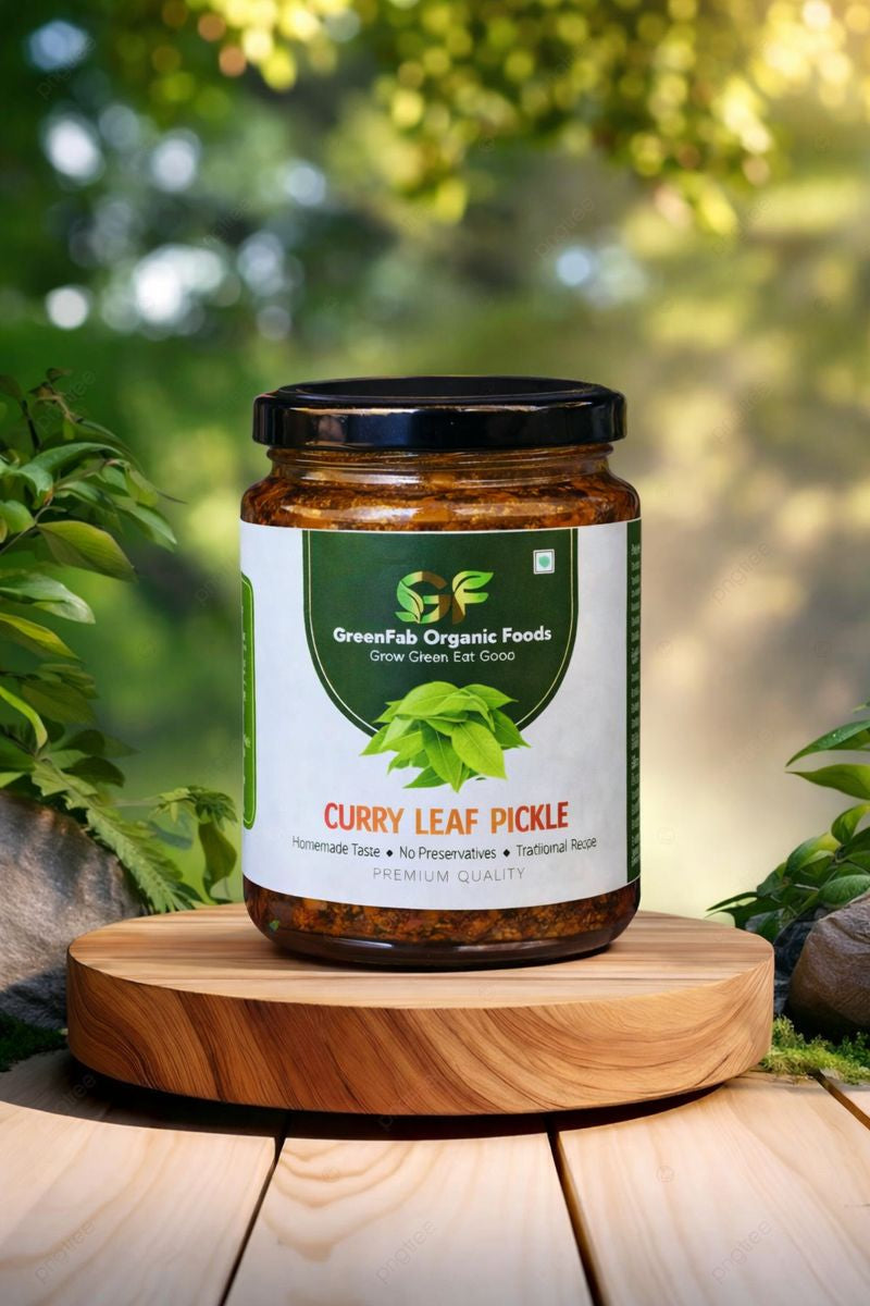 Curry Leaf Pickle 200 gm - Traditional Kerala Health Pickle