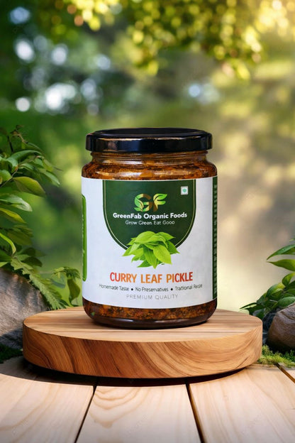 Curry Leaf Pickle 200 gm - Traditional Kerala Health Pickle
