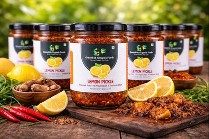 Lemon Pickle 200gm - Traditional Homemade No Vinegar Pickle