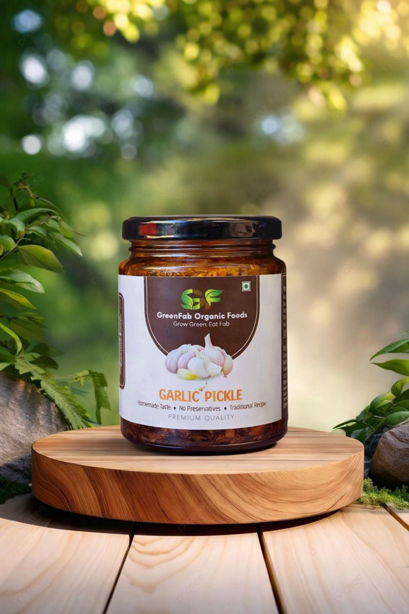 Garlic Pickle 200 gm - Traditional Homemade Immunity Booster