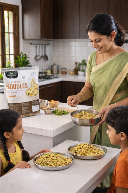 Foxtail Millet Noodles 190gm - Healthy High Fiber Noodles