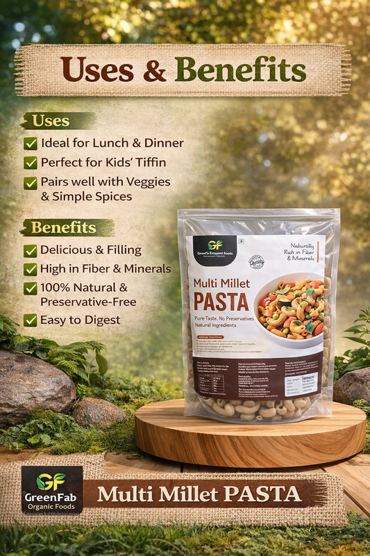 Multi Millet Pasta 190gm - Healthy Alternative to Maida Pasta