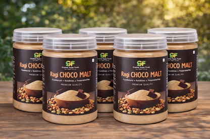Sprouted Ragi Choco Malt - Organic Finger Millet Health Drink