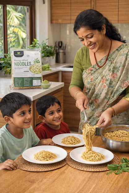 Moringa Wheat Noodles 220gm - Healthy Instant Noodles
