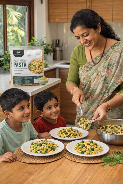 Bajra Pasta (Pearl Millet) 190gm - High Fiber & Protein