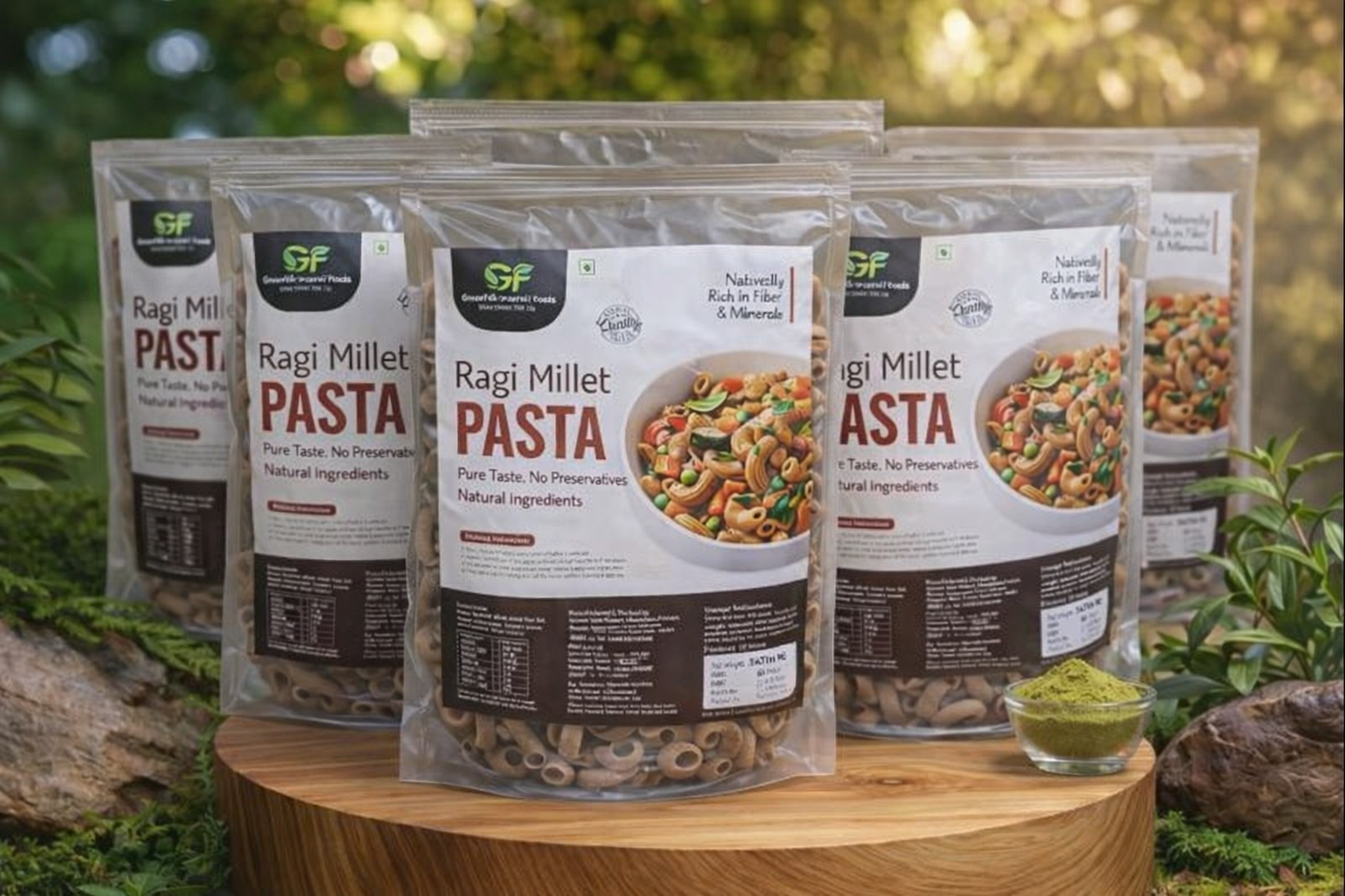 Ragi Pasta 190gm - High Calcium & Fiber Millet Pasta