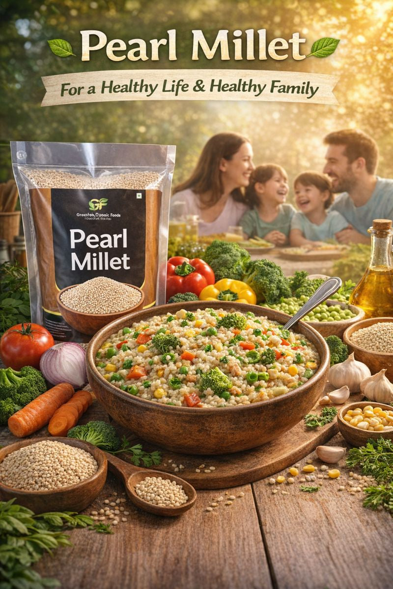 Bajra (Pearl Millet) - High Fiber & Protein 500g