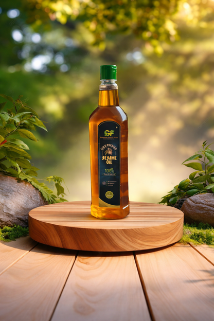 Cold Pressed Sesame Oil - 100% Pure Gingelly Oil
