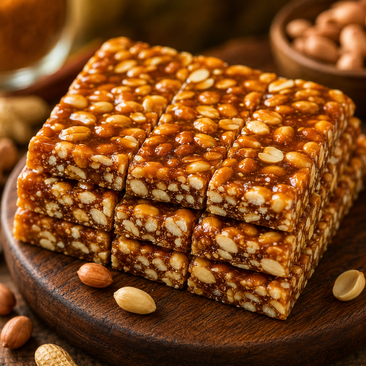 Peanut Jaggery Candy 100g - Healthy Snack