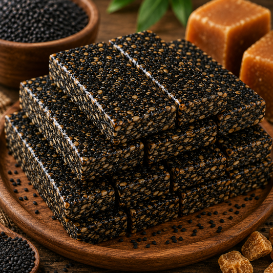Sesame Jaggery Candy 100g - Healthy Snack