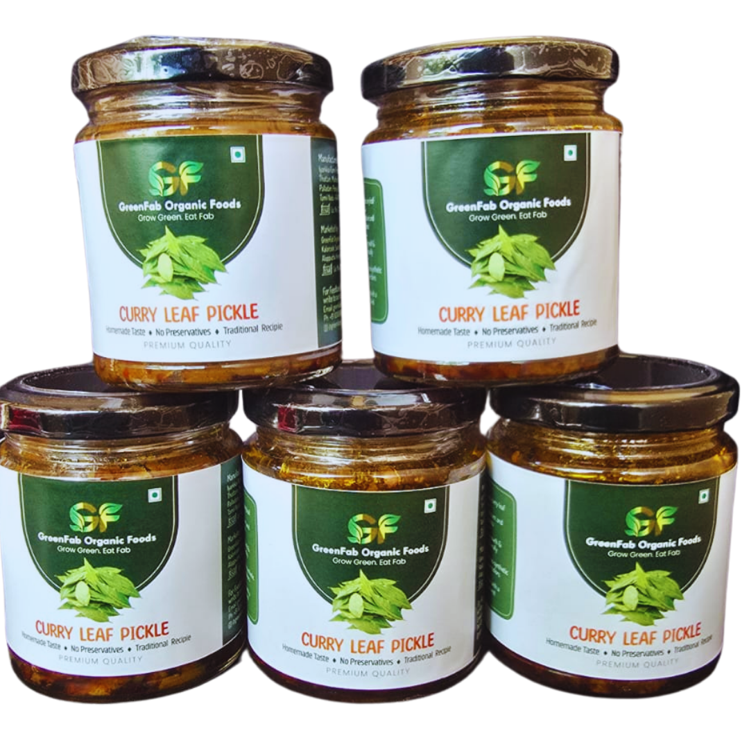 Curry Leaf Pickle 200 gm - Traditional Kerala Health Pickle