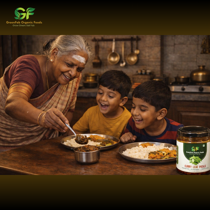 Curry Leaf Pickle 200 gm - Traditional Kerala Health Pickle