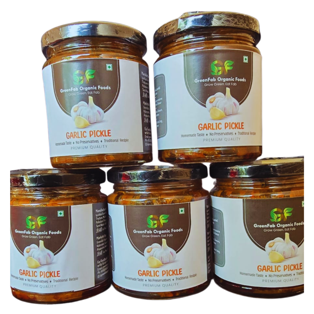 Garlic Pickle 200 gm - Traditional Homemade Immunity Booster