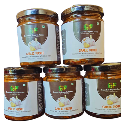 Garlic Pickle 200 gm - Traditional Homemade Immunity Booster