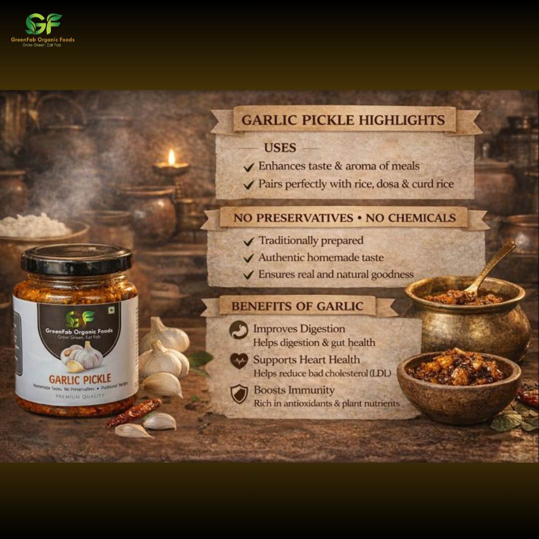 Garlic Pickle 200 gm - Traditional Homemade Immunity Booster