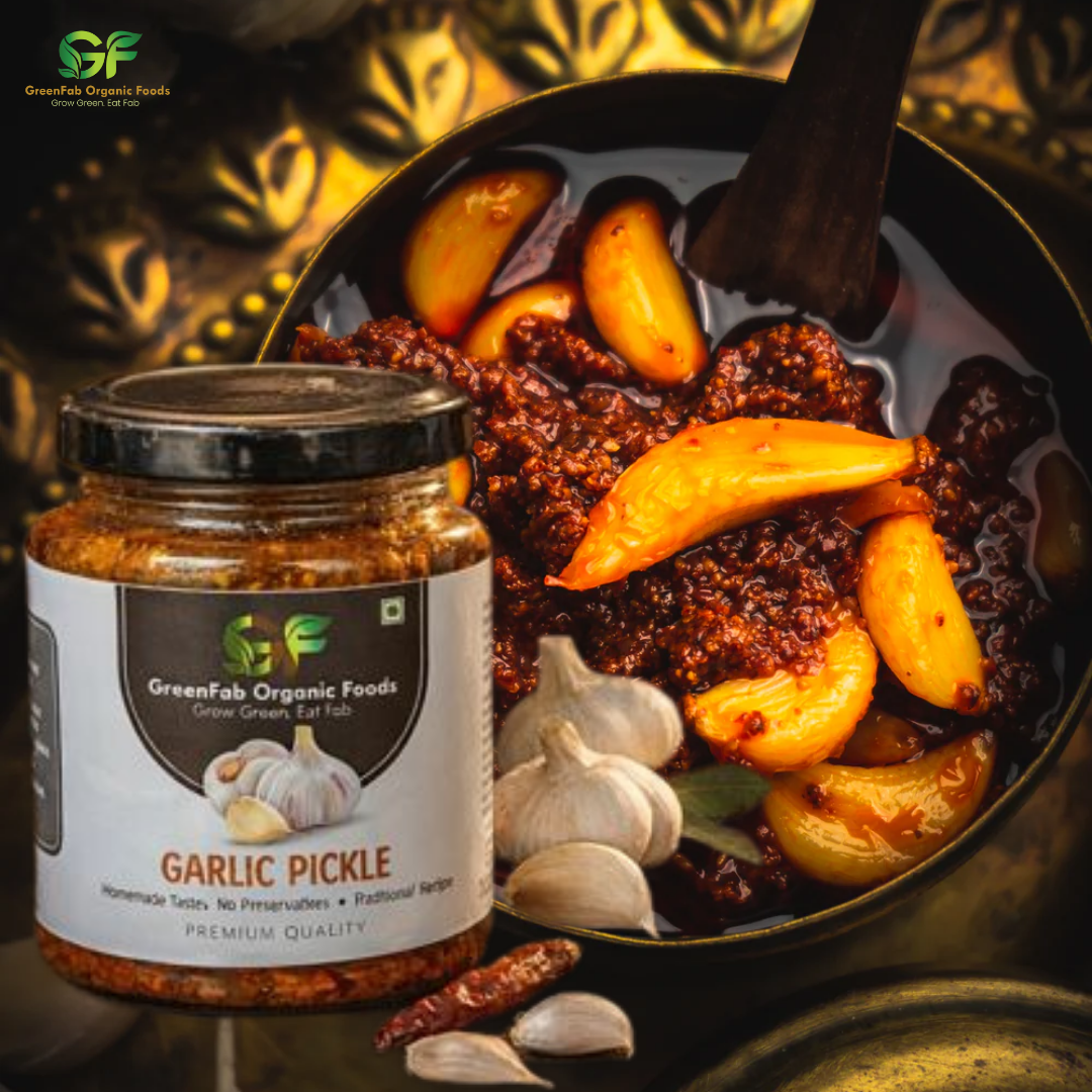 Garlic Pickle 200 gm - Traditional Homemade Immunity Booster