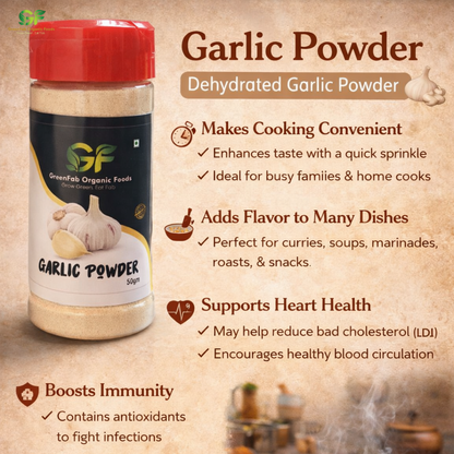 Garlic Powder 50gm - 100% Pure Natural Garlic Spice