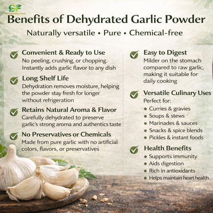 Garlic Powder 50gm - 100% Pure Natural Garlic Spice