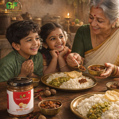 Nutmeg Pickle 200gm - Rare Traditional Aromatic Indian Pickle