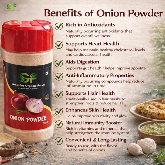 Onion Powder 50gm - 100% Natural Dehydrated Onion Seasoning