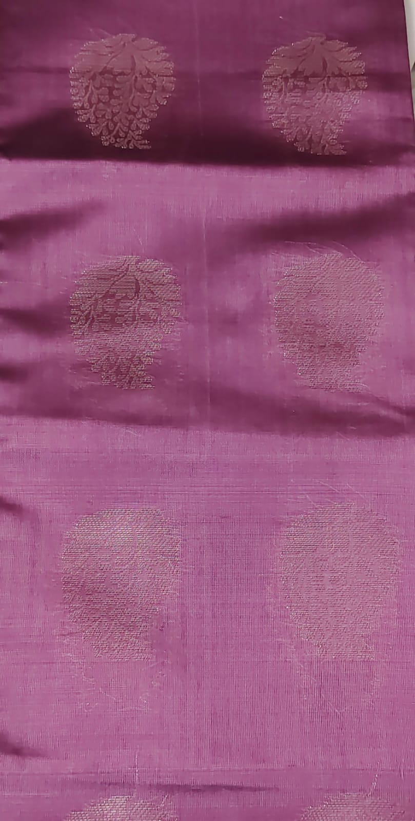 Soft Silk Saree with Elegant Zari Motifs & Traditional Border