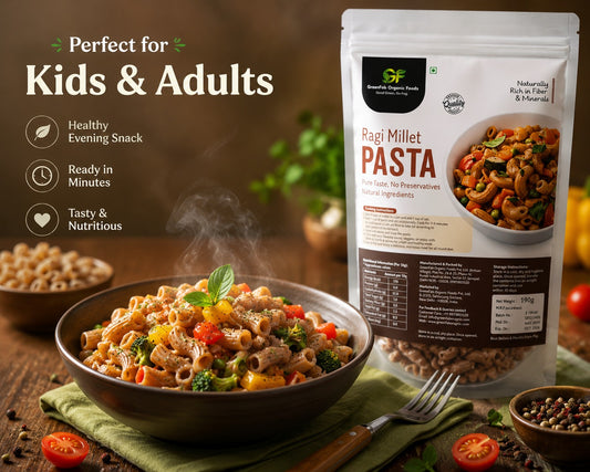 Ragi Pasta 190gm - High Calcium & Fiber Millet Pasta