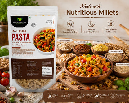 Multi Millet Pasta 190gm - Healthy Alternative to Maida Pasta
