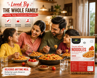 Tomato Wheat Noodles 220gm - Healthy Vegetable Noodles