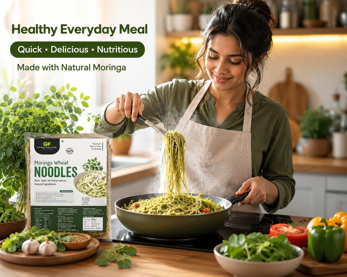 Moringa Wheat Noodles 220gm - Healthy Instant Noodles