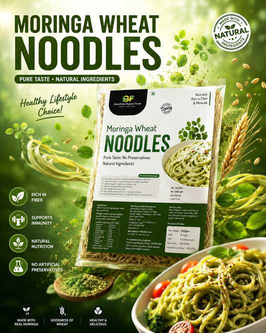 Moringa Wheat Noodles 220gm - Healthy Instant Noodles